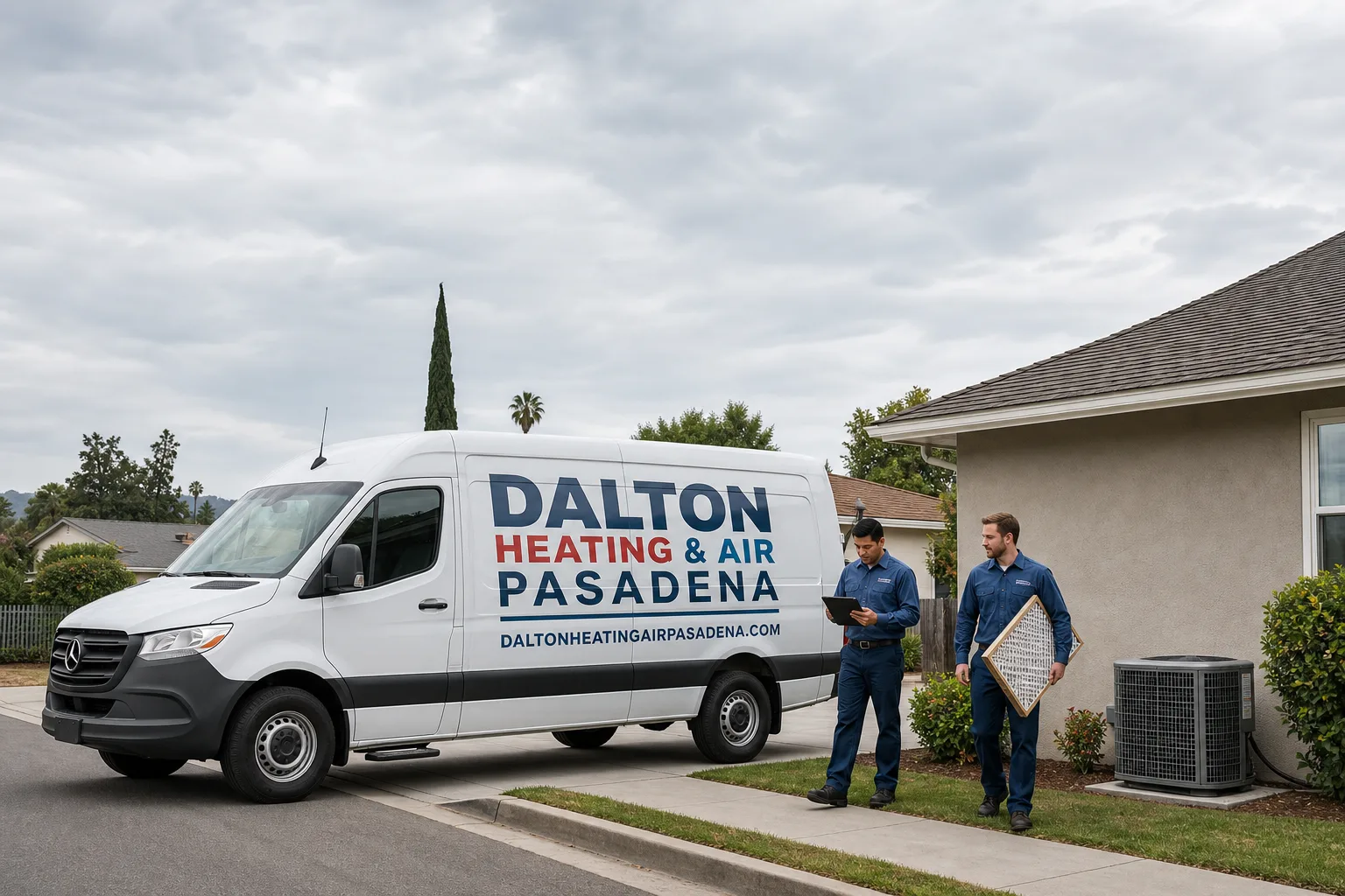 Dalton Heating & Air Pasadena hvac team